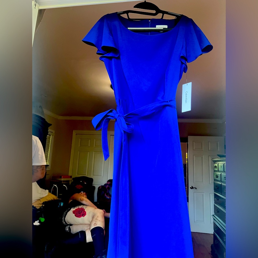 Dress size 10 royal blue long